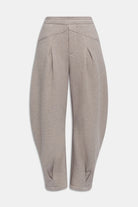 Pantalone in felpa barrel leg grigio - YES SHOPPantaloni tutaWEILI ZHENGF26FC05-6