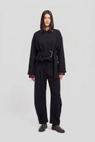 Pantalone in felpa barrel leg nero - YES SHOPPantaloni tutaWEILI ZHENGF26FC05-69334106091971