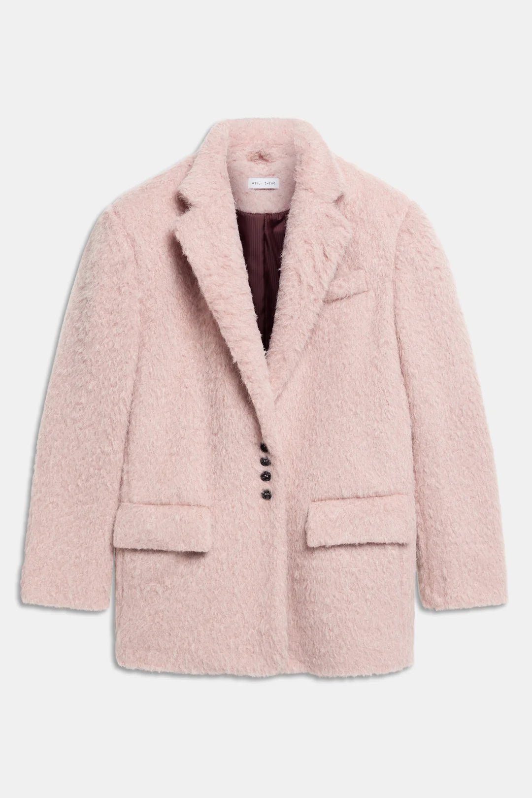 Blazer in panno spazzolato rosa - YES SHOPBlazerWEILI ZHENGF26JK12-6