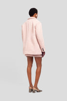 Blazer in panno spazzolato rosa - YES SHOPBlazerWEILI ZHENGF26JK12-6