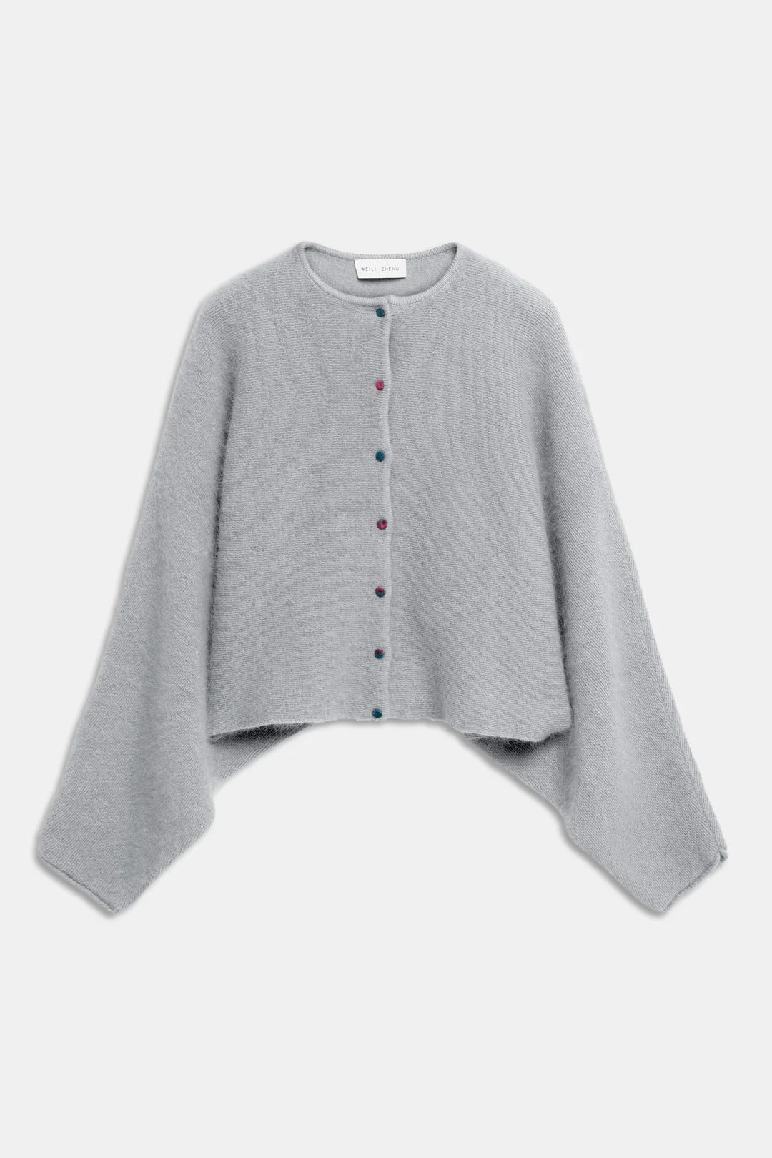 Cardigan in maglia grigio - YES SHOPCardiganWEILI ZHENGF26KC02-6