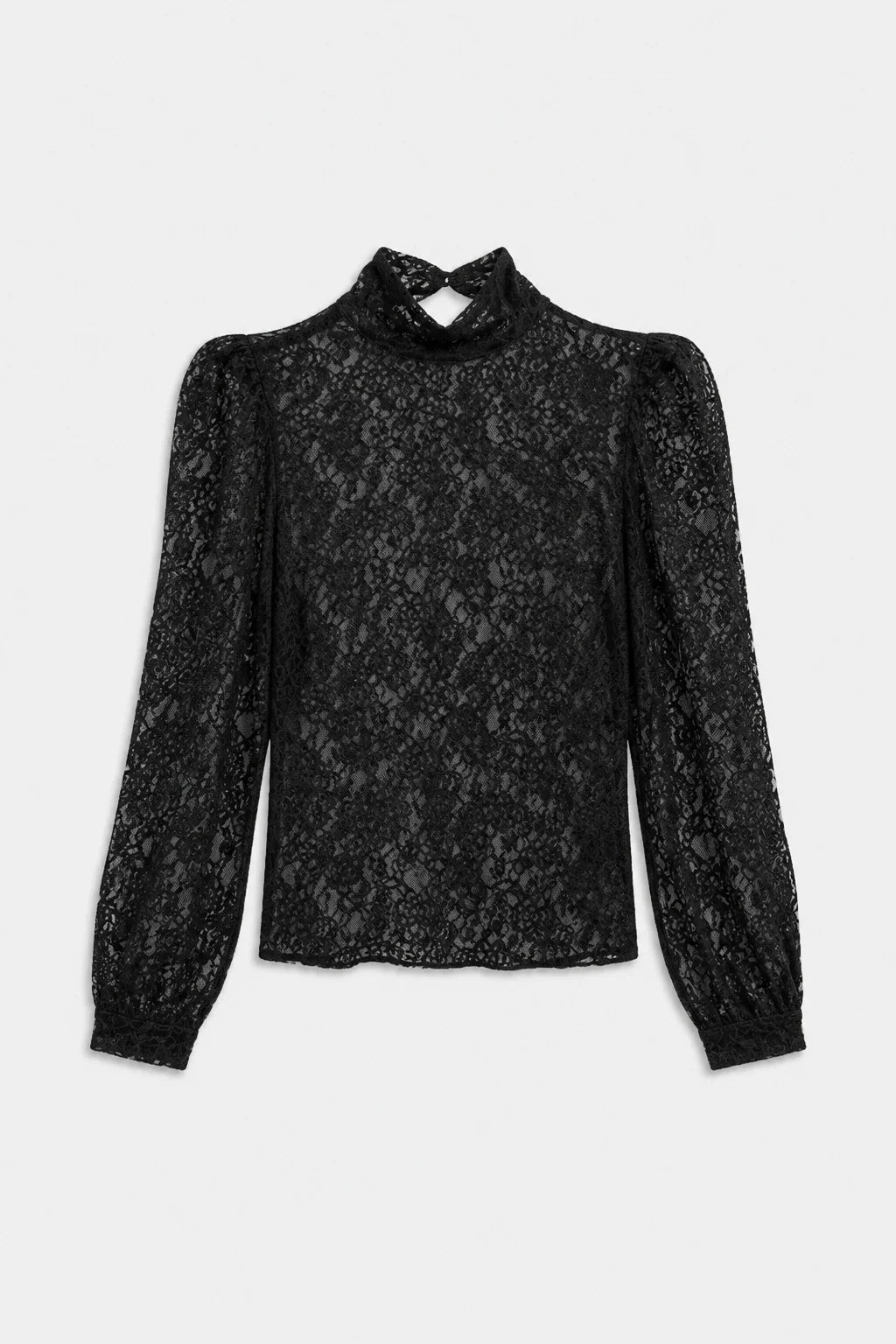 Blusa in pizzo nera - YES SHOPBluseWEILI ZHENGF26LT03-6