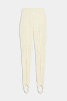 Leggins in pizzo panna con staffa - YES SHOPLegginsWEILI ZHENGF26PL05-6