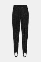 Leggins in pizzo nero con staffa - YES SHOPLegginsWEILI ZHENGF26PL05-6