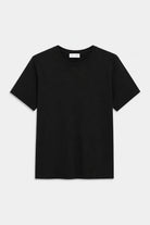 T-shirt con spalline in cotone nera - YES SHOPT-shirtWEILI ZHENGS26TS06-6