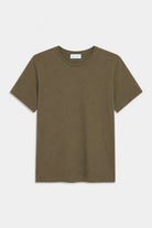 T-shirt con spalline in caldo cotone verde militare - YES SHOPT-shirtWEILI ZHENGF26TS01-6