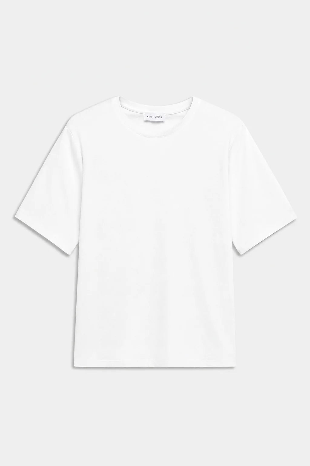 T-shirt con spalline in caldo cotone bianca - YES SHOPT-shirtWEILI ZHENGF26TS01-6