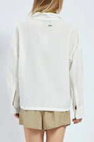 Camicia Firella latte oversize con taschino - YES SHOPCamicieTHE M..FIORELLA-XXS