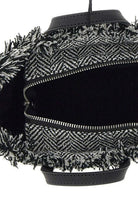 Borsa Vanity mini in lana nera spigata con strass - YES SHOPBorse a tracollaMC2 SAINT BARTHVAMI031/00472M-Taglia unica