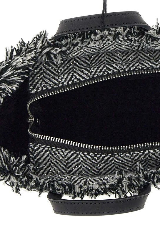 Borsa Vanity mini in lana nera spigata con strass - YES SHOPBorse a tracollaMC2 SAINT BARTHVAMI031/00472M-Taglia unica