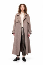 Cappotto trench micro spigato beige - YES SHOPCappottiOTTOD'AMEDJ0087-IT 38/403062799140971