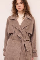 Cappotto trench micro spigato beige - YES SHOPCappottiOTTOD'AMEDJ0087-IT 38/403062799140971