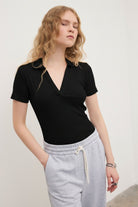Polo a costine nera - YES SHOPPoloOTTOD'AMEDM8155-XXS3089611323771