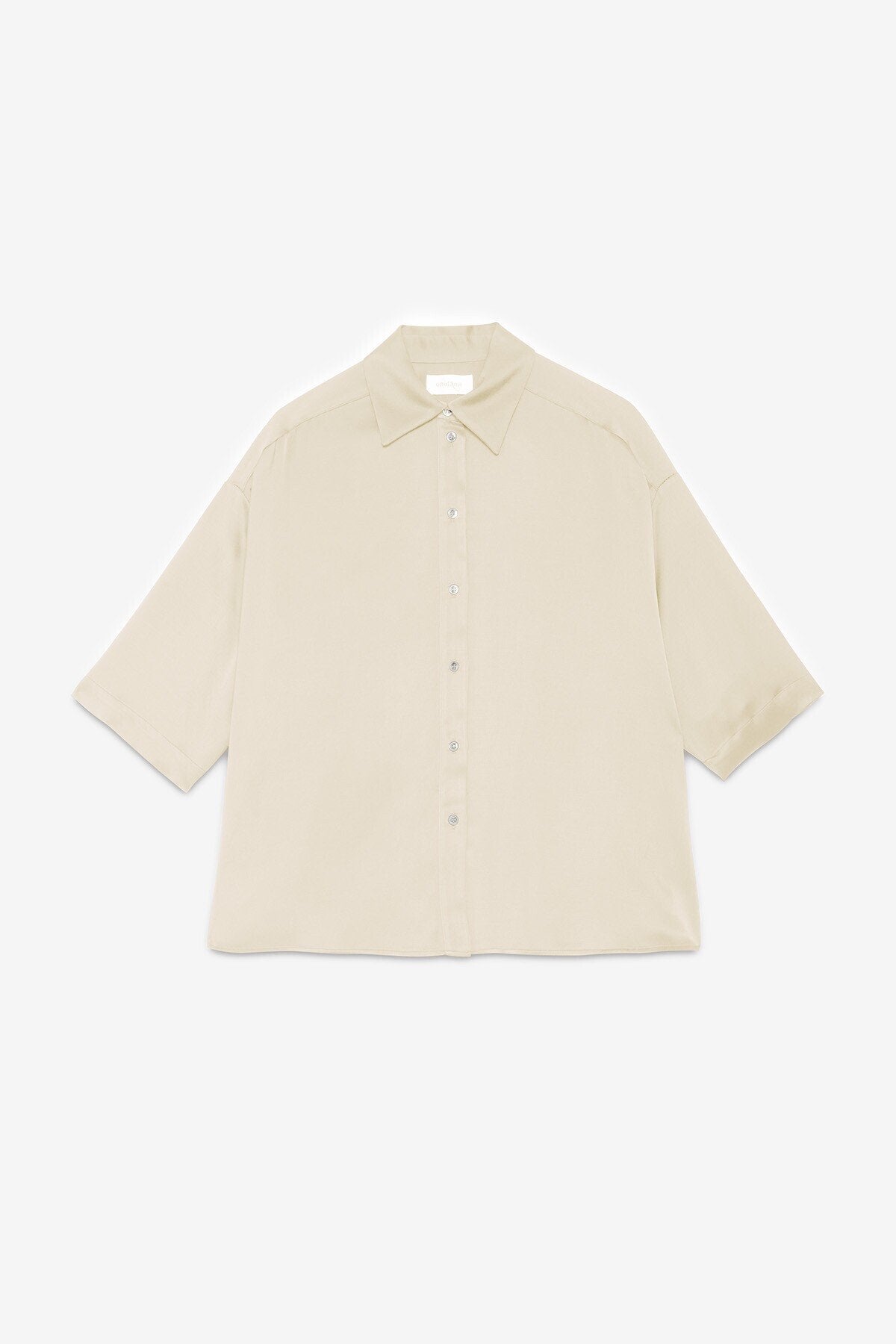 Camicia latte in raso di viscosa - YES SHOPCamicieOTTOD'AMEDC5234-IT 34