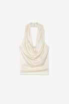 Top all'americana latte con scollo drappeggiato e schiena scoperta - YES SHOPTopOTTOD'AMEDT9257-IT 341030711323771