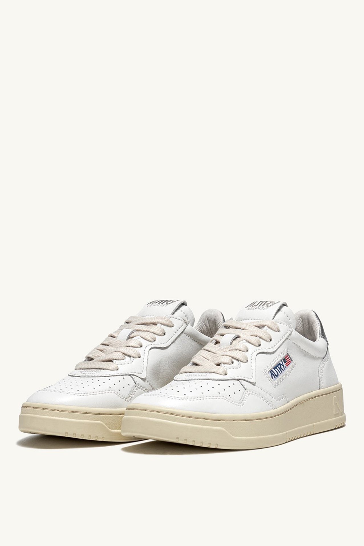 Sneakers Medalist Low Bianco e Argento - YES SHOPSneakersAUTRYAULWLL05-36