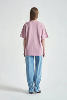 T-shirt basic lilla in cotone - YES SHOPT-shirtGRIFONIG1AB0050-XXS7589256742771