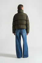Piumino crop Pine verde militare reversibile - YES SHOPGiubbottiGRIFONIG1AC0002-XXS9049488567871