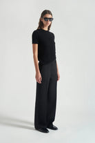 Pantalone Phaedra gamba dritta nero - YES SHOPPantaloniGRIFONIG1AC0086-IT 38/406080700160971