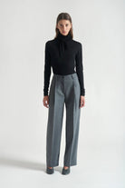 Pantalone Pauline gamba dritta grigio - YES SHOPPantaloniGRIFONIG1AC0087-IT 38/404480700160971