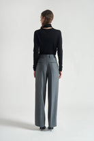 Pantalone Pauline gamba dritta grigio - YES SHOPPantaloniGRIFONIG1AC0087-IT 38/404480700160971