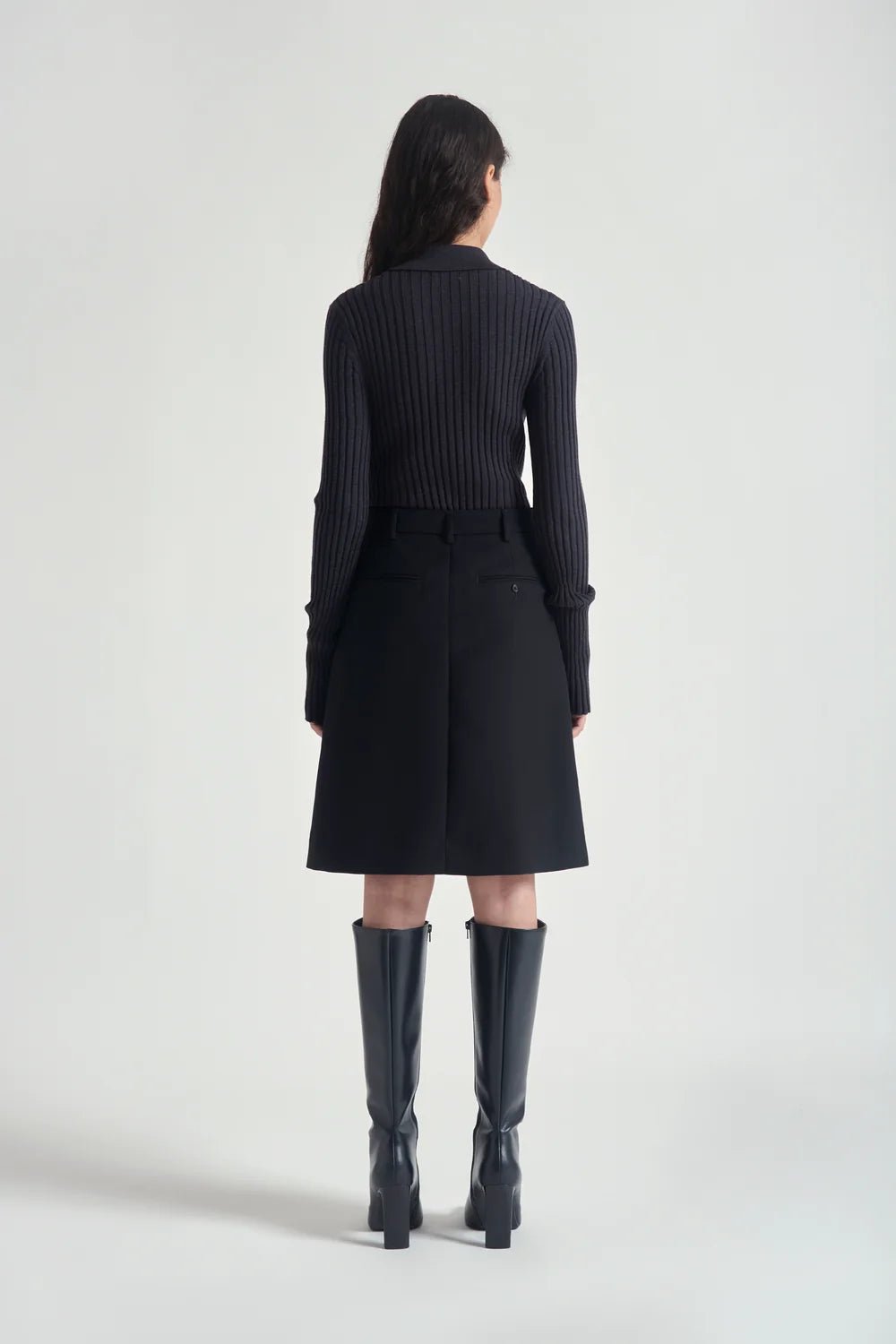 Gonna Gordelia dritta midi nera - YES SHOPGonneGRIFONIG1AC0095-IT 38/405280700160971