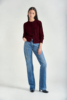 Maglione Mada in lana rasata borgogna - YES SHOPMaglioniGRIFONIG3AC0001-XXS3939488567871