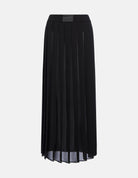 Gonna lunga plissettata in georgette nera - YES SHOPGonneDONDUPG623/DD/OF0202D/XXX/999-IT 344427000943771