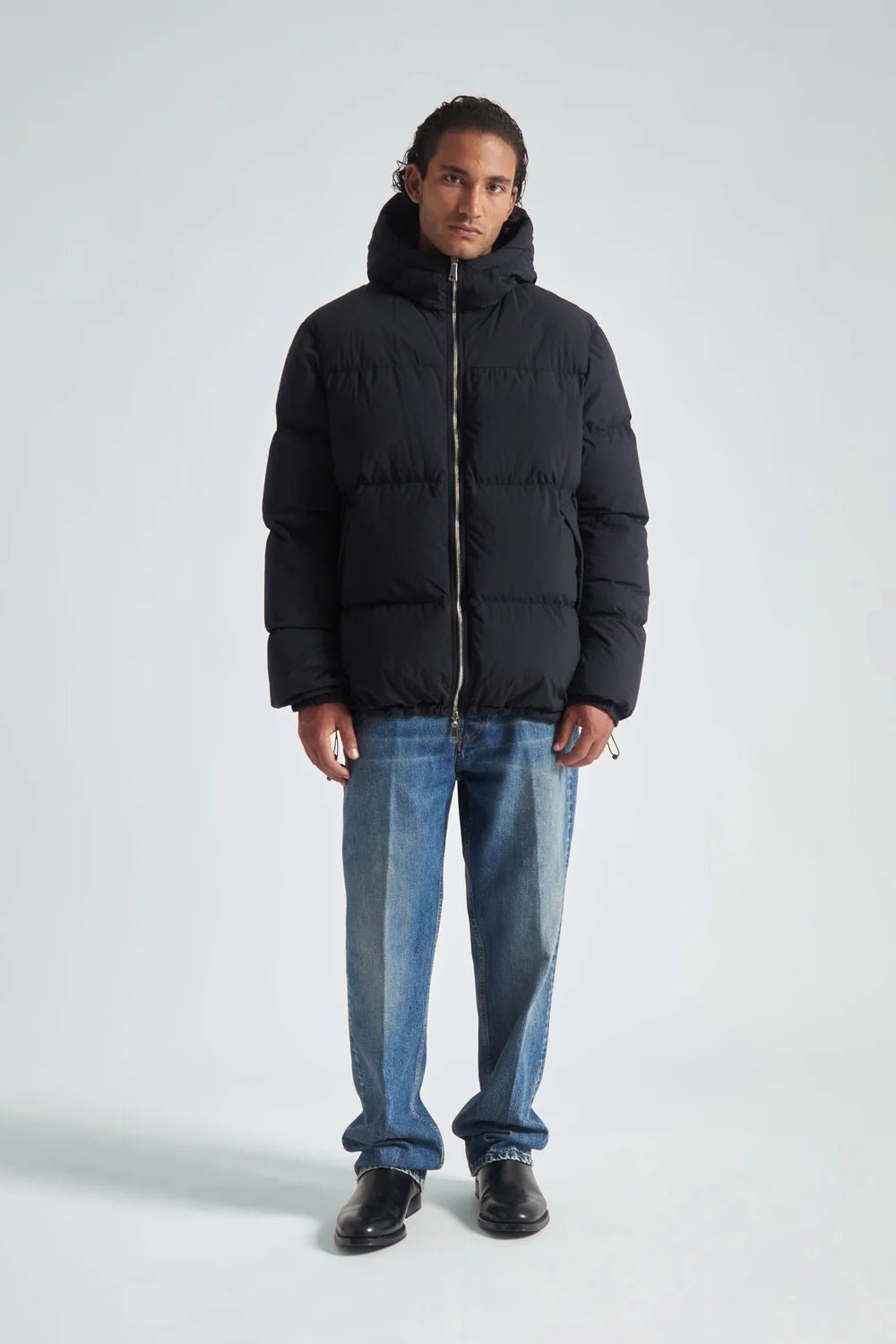 Bomber oversize con cappuccio nero - YES SHOPGiubbottiGRIFONIG6AC0002-33660655091971