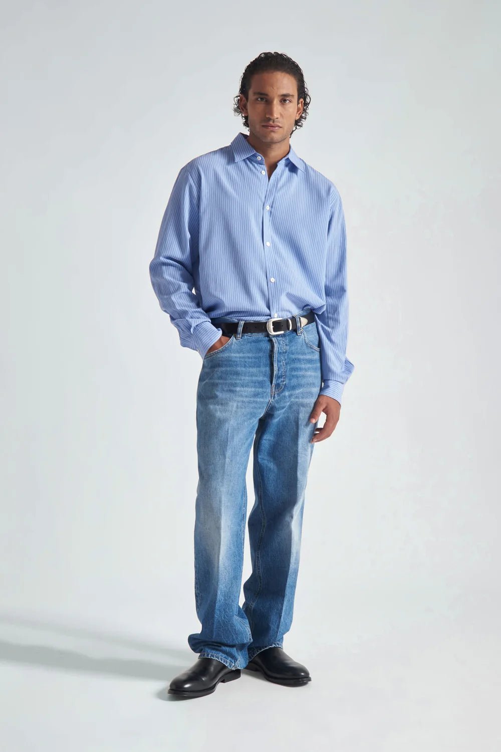 Jeans regular fit chiaro con venature - YES SHOPJeansGRIFONIG6AC0031-W293606755091971