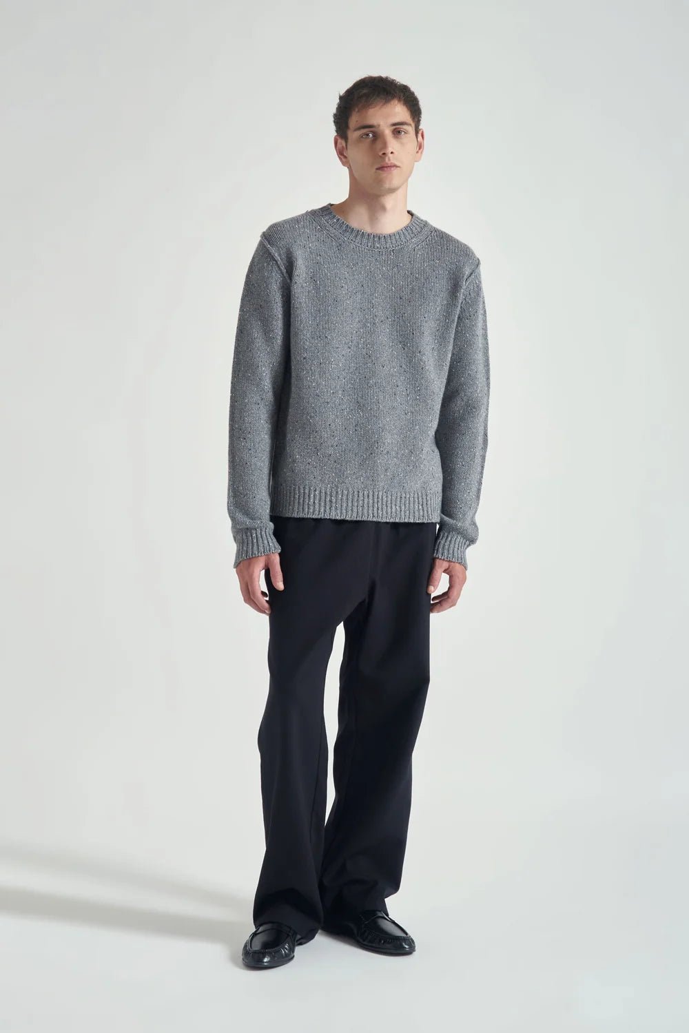 Maglione tramato in lana antracite - YES SHOPMaglioniGRIFONIG9AC0019-XXS7970655091971