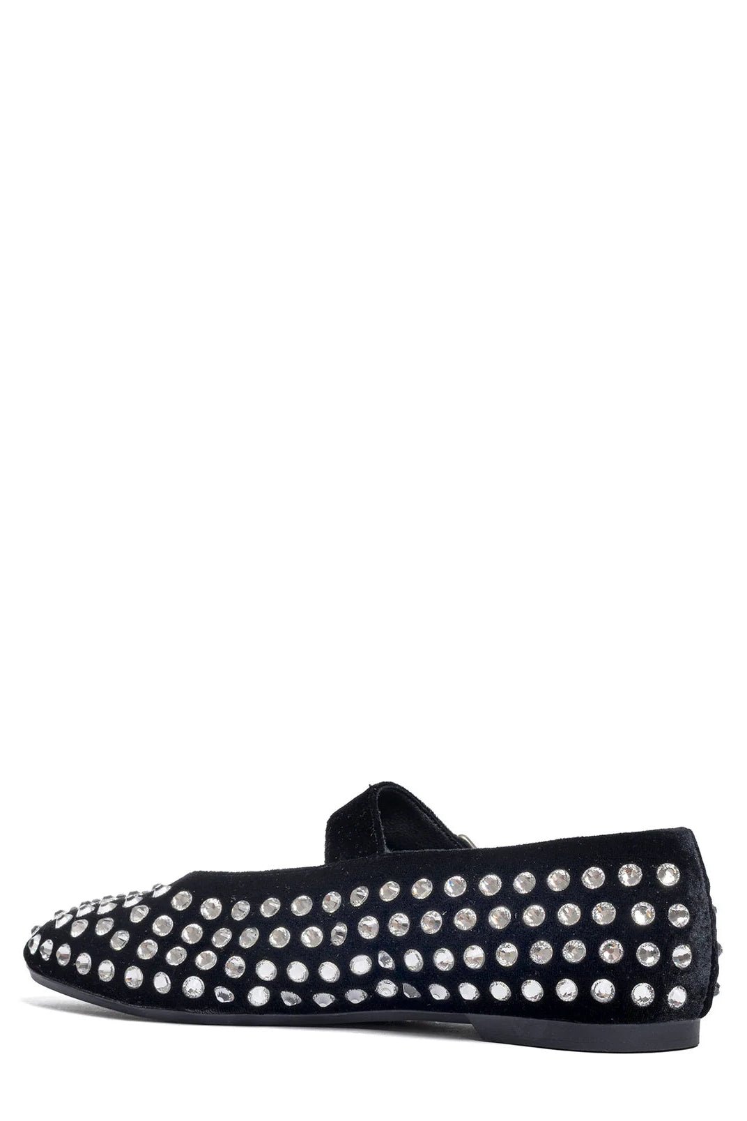 Ballerina in velluto nera con maxi strass - YES SHOPBallerineGISEL MOIRE'GOLD-IT 36