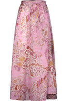 Gonna Pareo rosa con stampa floreale - YES SHOPBeachwearMISS BIKINIV6006D-Taglia unica