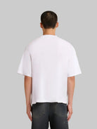 T-shirt bianca con logo Marni Animal Alphabet floccato - YES SHOPT-shirtMARNIHUMU0223S2USCY86-IT 427897214652771