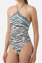 Costume intero Meyem con stampa zebra e allaccio a rombo - YES SHOPCostumi da bagnoMC2 SAINT BARTHMRYE001/09532L-XXS3276375068771