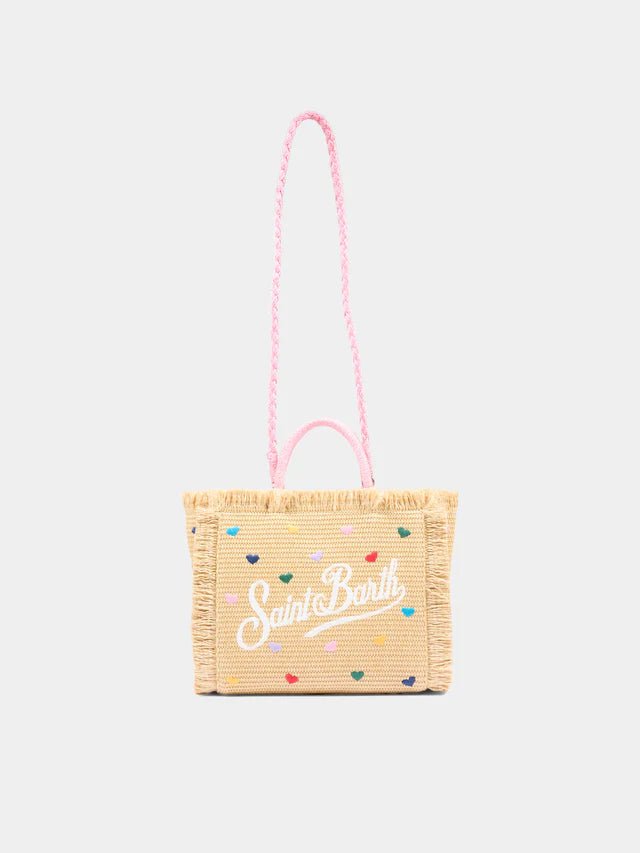 Borsa Vanity in raffia con ricami cuori - YES SHOPBorse a tracollaMC2 SAINT BARTHVAMI009/00344L-Taglia unica5925104964771