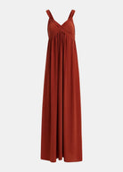 Maxi abito Jacobean mattone stile impero - YES SHOPAbitiESSENTIELJACOBEAN-IT 341290148182771