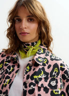 Foulard di seta leopardato con bordo giallo a metro da sarta - YES SHOPFoulardESSENTIELJACYNTHIA-Taglia unica1506930233771