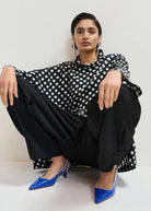 Pantalone Jamaican classico nero con bottoni alla caviglia - YES SHOPPantaloniESSENTIELJAMAICAN-IT 34