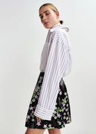 Twinset camicia oversize e top Janna a righe lilla con strass - YES SHOPCamicieESSENTIELJANNA-XXS2770148182771