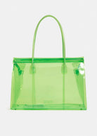 Borsa tote trasparente Jano verde con mini pochette - YES SHOPBorse a spallaESSENTIELJANO-Taglia unica2995930233771