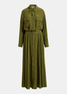 Tutina Jebba verde militare con maxi gonna sovrapposta - YES SHOPTute intereESSENTIELJEBBA-IT 34