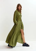 Tutina Jebba verde militare con maxi gonna sovrapposta - YES SHOPTute intereESSENTIELJEBBA-IT 34