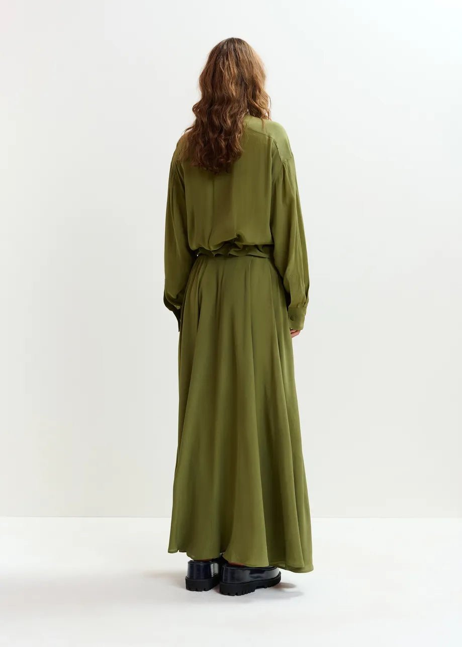 Tutina Jebba verde militare con maxi gonna sovrapposta - YES SHOPTute intereESSENTIELJEBBA-IT 34