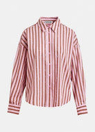 Camicia Jelief rosa a righe marroni con strass - YES SHOPCamicieESSENTIELJELIEF-IT 347016930233771