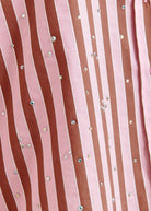 Camicia Jelief rosa a righe marroni con strass - YES SHOPCamicieESSENTIELJELIEF-IT 347016930233771