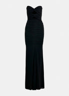 Abito Jeremy nero a sirena drappeggiato con dettagli cut out - YES SHOPAbitiESSENTIELJEREMY-XXS9870148182771
