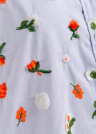 Shorts Jelena azzurro con fiori di paillettes - YES SHOPShortsESSENTIELJELENA-IT 345304157313771