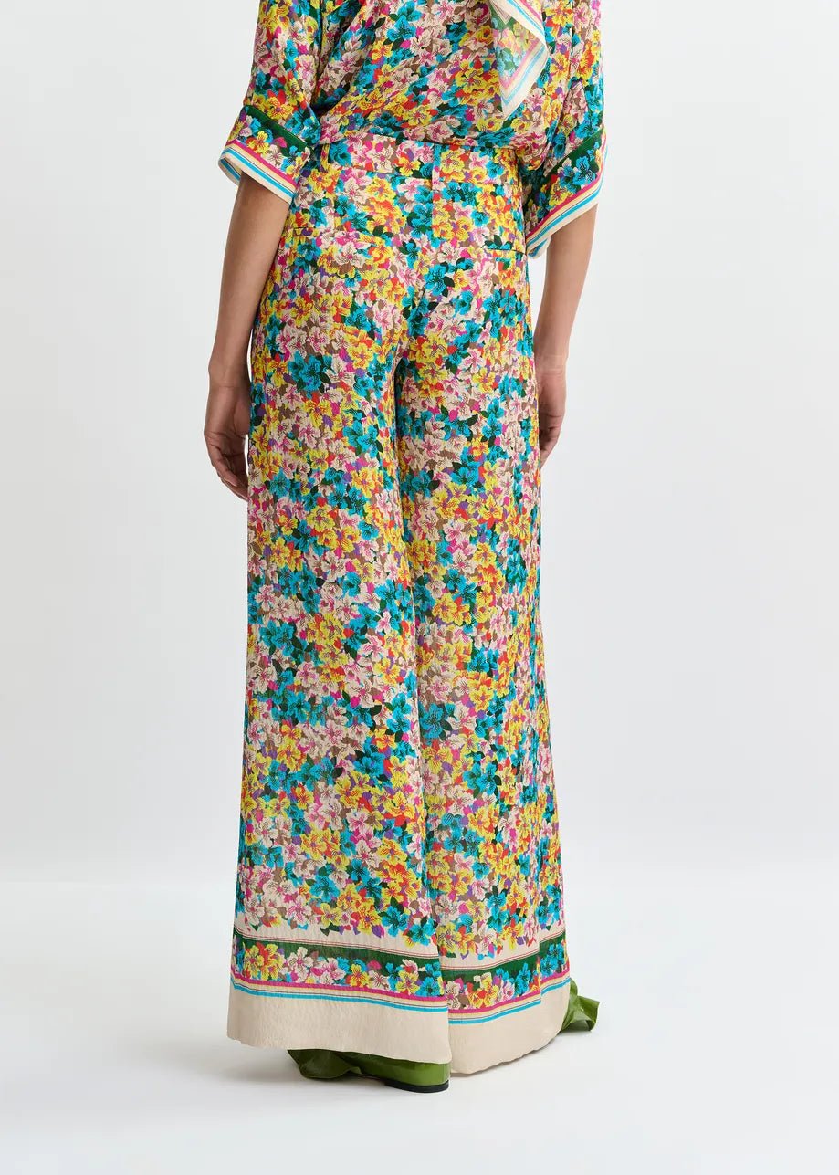 Pantalone Joek stampa floreale wide leg - YES SHOPPantaloniESSENTIELJOEK-IT 347450148182771