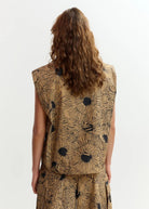 Camicia Jol beige con stampa floreale nera - YES SHOPCamicieESSENTIELJOL-IT 345480148182771
